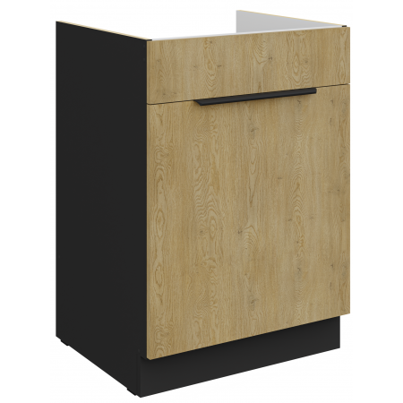 Szafka pod zlew 60 cm z szufladą na kosze premium box CREMA 60 D 1S BB